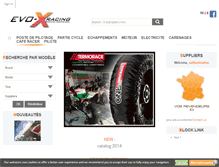 Tablet Screenshot of evo-xracing.com